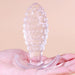 Plug transparent Dotted Pine S 6.5 x 2.5cm