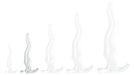 Plug transparent Lieps M 18 x 4cm