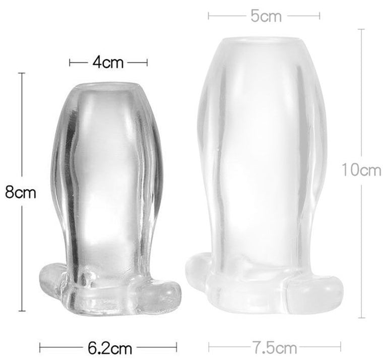 Plug Tunnel Anal Nymbus Transparent 7 x 4 cm