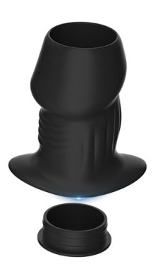Plug Tunnel avec Bouchon Euhlo L 7.5 x 5 cm Noir