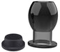 Plug Tunnel avec bouchon Hollow Stop Noir