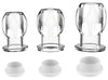 Plug tunnel avec bouchon Hollow Stop Transparent