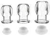 Plug tunnel avec bouchon Hollow Stop Transparent