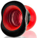 Plug Tunnel Colossus Pighole XXXXL Noir-Rouge 17 x 13.5cm