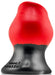 Plug Tunnel Colossus Pighole XXXXL Noir-Rouge 17 x 13.5cm