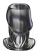 Plug Tunnel Holik XL 8.5 x 5.5 cm - Ouverture 38 mm Noir