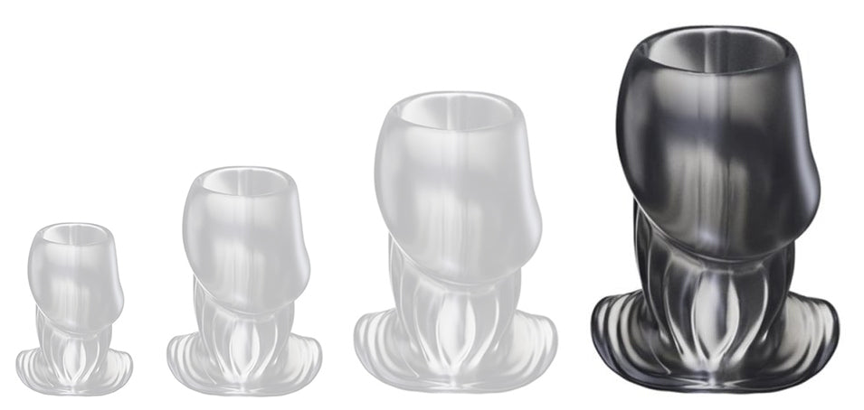 Plug Tunnel Holik XL 8.5 x 5.5 cm - Ouverture 38 mm Noir