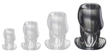 Plug Tunnel Holik XL 8.5 x 5.5 cm - Ouverture 38 mm Noir