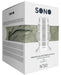 Plug Tunnel Hollow Sono n50 - 8.5 x 5.7 cm Transparent