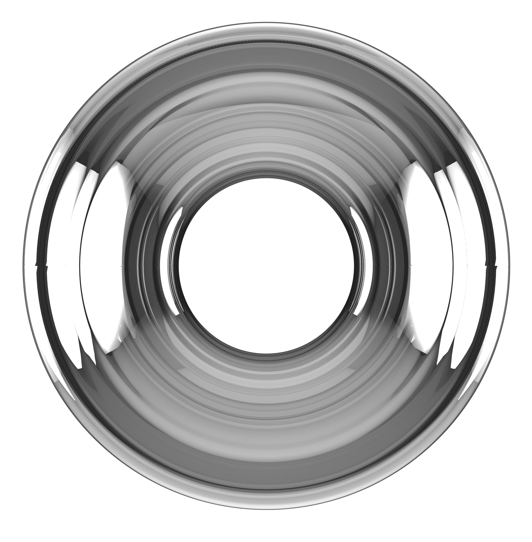 Plug Tunnel Hollow Sono n50 - 8.5 x 5.7 cm Transparent