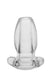 Plug Tunnel Peephole 6.6 x 4 cm transparent