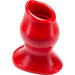 Plug Tunnel Pig-Hole rouge Large - 9 x 7 cm