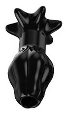 Plug Tunnel Starass Noir S 7.5 x 4cm