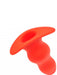 Plug Tunnel Stretch Rouge Small 11 x 5 cm