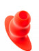 Plug Tunnel Stretch Rouge Small 11 x 5 cm