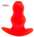 Plug Tunnel Stretch Rouge Small 11 x 5 cm