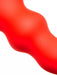 Plug Tunnel Stretch Rouge Small 11 x 5 cm