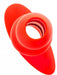 Plug Tunnel Stretch Rouge Large 15 x 7cm