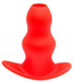 Plug Tunnel Stretch Rouge Large 15 x 7cm