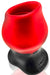 Plug Tunnel Super Max Pighole XXXL Noir-Rouge 15 x 11.5cm