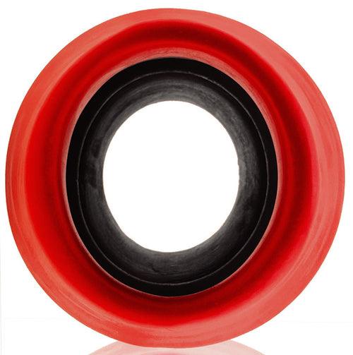Plug Tunnel Super Max Pighole XXXL Noir-Rouge 15 x 11.5cm