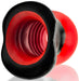 Plug Tunnel Super Max Pighole XXXL Noir-Rouge 15 x 11.5cm