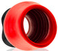 Plug Tunnel Super Max Pighole XXXL Noir-Rouge 15 x 11.5cm