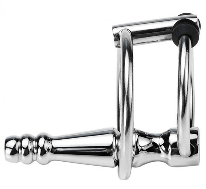 Plug Urètre percé Ribbed Ringo 4cm - Diamètre 10mm