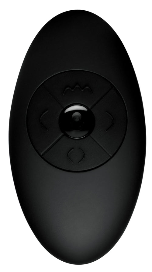 Plug vibrant avec action de poussée 15 x 3.5 cm