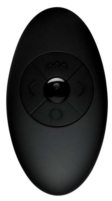 Plug vibrant avec action de poussée 15 x 3.5 cm