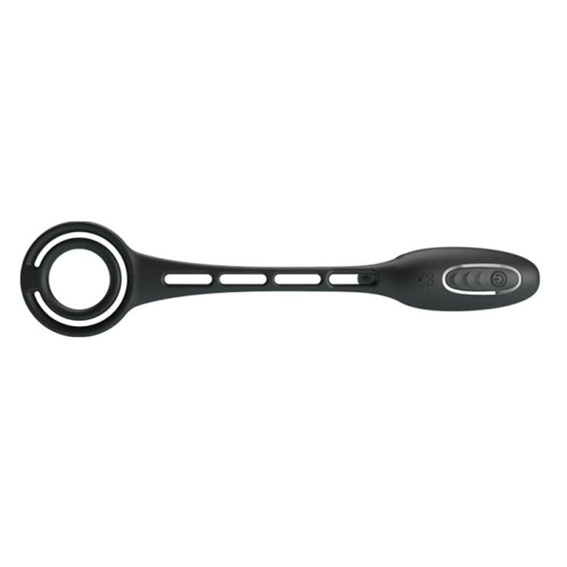 Plug vibrant avec Anneaux VIBRA PENIS 8 x 2.4 cm