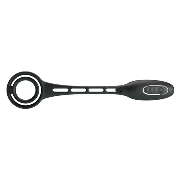 Plug vibrant avec Anneaux VIBRA PENIS 8 x 2.4 cm