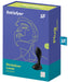 Plug vibrant Backdoor Lover Satisfyer 8 x 3cm Noir