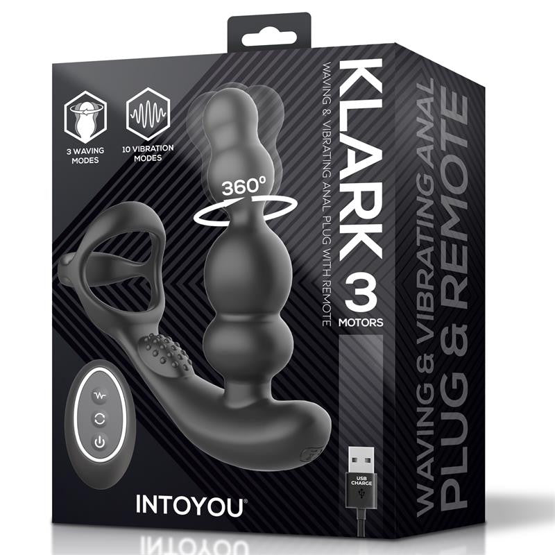 Plug vibrant Ballstretcher Klark10.5 x 3.5cm