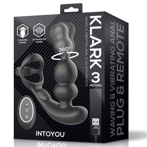 Plug vibrant Ballstretcher Klark10.5 x 3.5cm