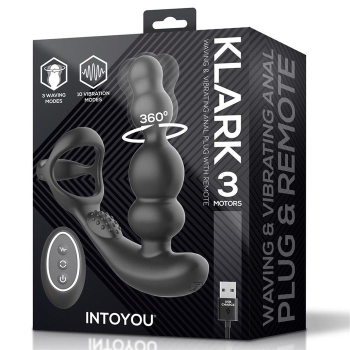 Plug vibrant Ballstretcher Klark10.5 x 3.5cm