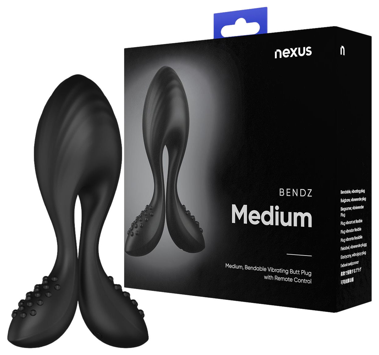 Plug vibrant Bendz medium 10 x 4.8cm
