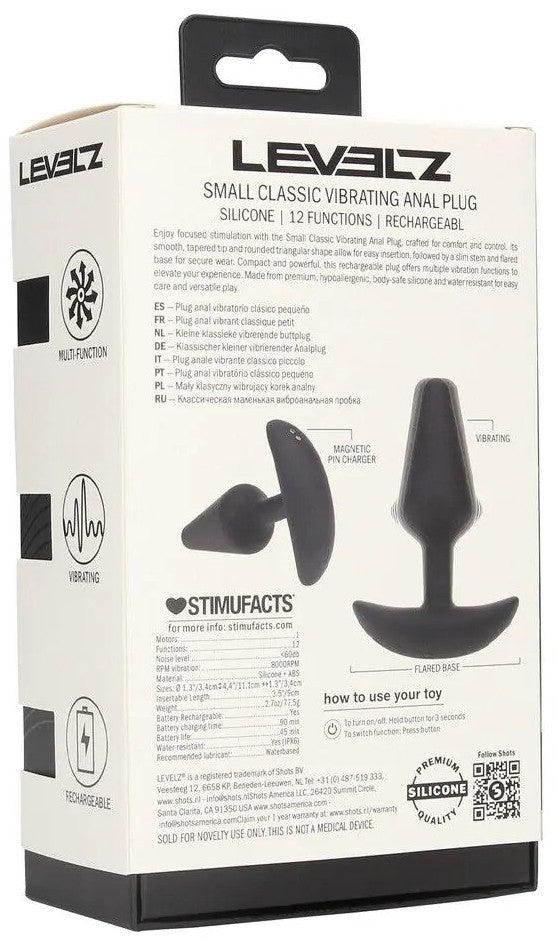 Plug vibrant Classic Vibe S 9 x 3.3cm