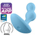 Plug vibrant connecté Deep Diver Satisfyer 9 x 3.2cm