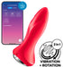 Plug vibrant connecté Rotator 1 Satisfyer 10 x 4cm Rouge