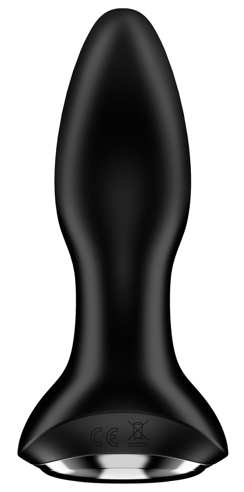 Plug vibrant connecté Rotator 2 Satisfyer 10 x 4cm Noir