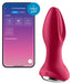 Plug vibrant connecté Rotator Plug Satisfyer 10 x 4cm Fuchsia
