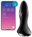 Plug vibrant connecté Rotator Plug Satisfyer 10 x 4cm Noir