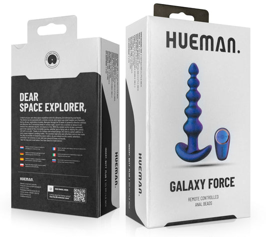 Plug vibrant Galaxy Force 12.5 x 3.5cm
