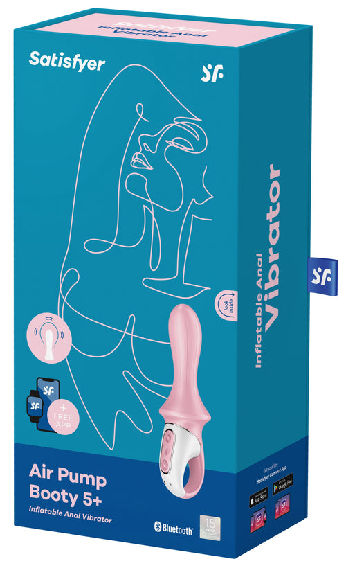 Plug vibrant gonflable Air Pump Booty 5 Satisfyer 10 x 5cm