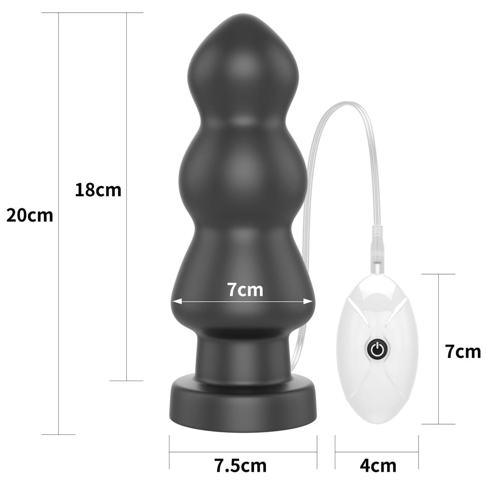 Plug vibrant King Rigger 18 x 7cm
