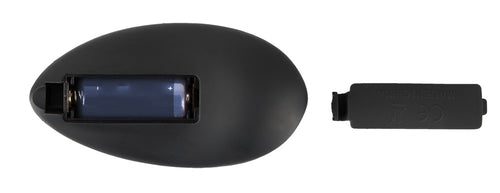 Plug vibrant Rimmer Velvet 11 x 4.2 cm Noir