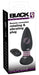 Plug vibrant Rimmer Velvet 11 x 4.2 cm Noir