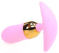 Plug vibrant Stripe Egg 10 x 3cm Rose