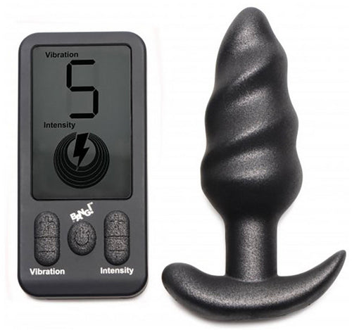 Plug vibrant Swirl Butt 9.5 x 3.6cm